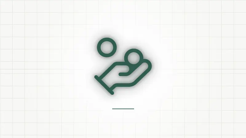 Symbol ruky s mincami — cenník a spôsoby platby za službu